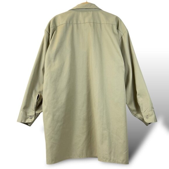 Dickies American Workwear Shirt Mens Sz 3XL Khaki Long Sleeve Button-Up - Picture 5 of 11